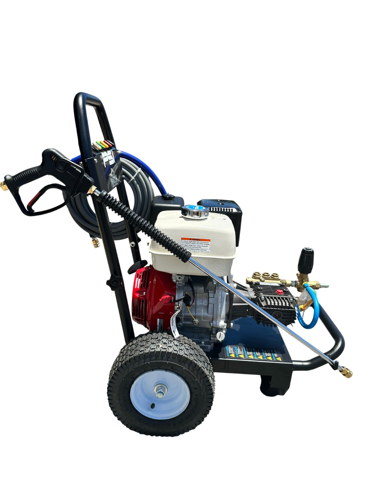 Phantom Black P-B5030HC Gas Cold-Water Pressure Washer, 3,000 PSI, 5 GPM, Honda GX390, Comet Pump