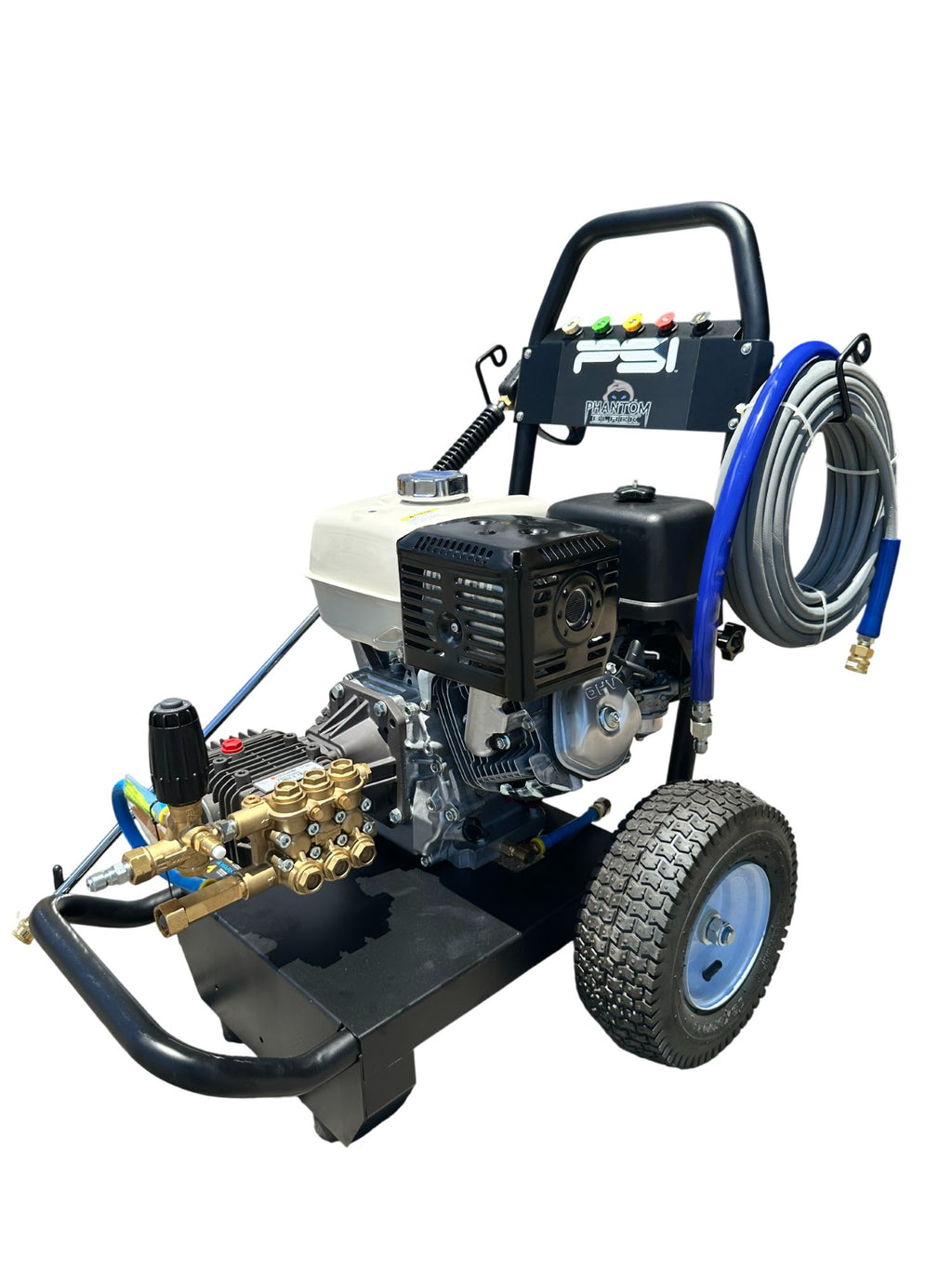 Phantom Black P-B5030HC Gas Cold-Water Pressure Washer, 3,000 PSI, 5 GPM, Honda GX390, Comet Pump