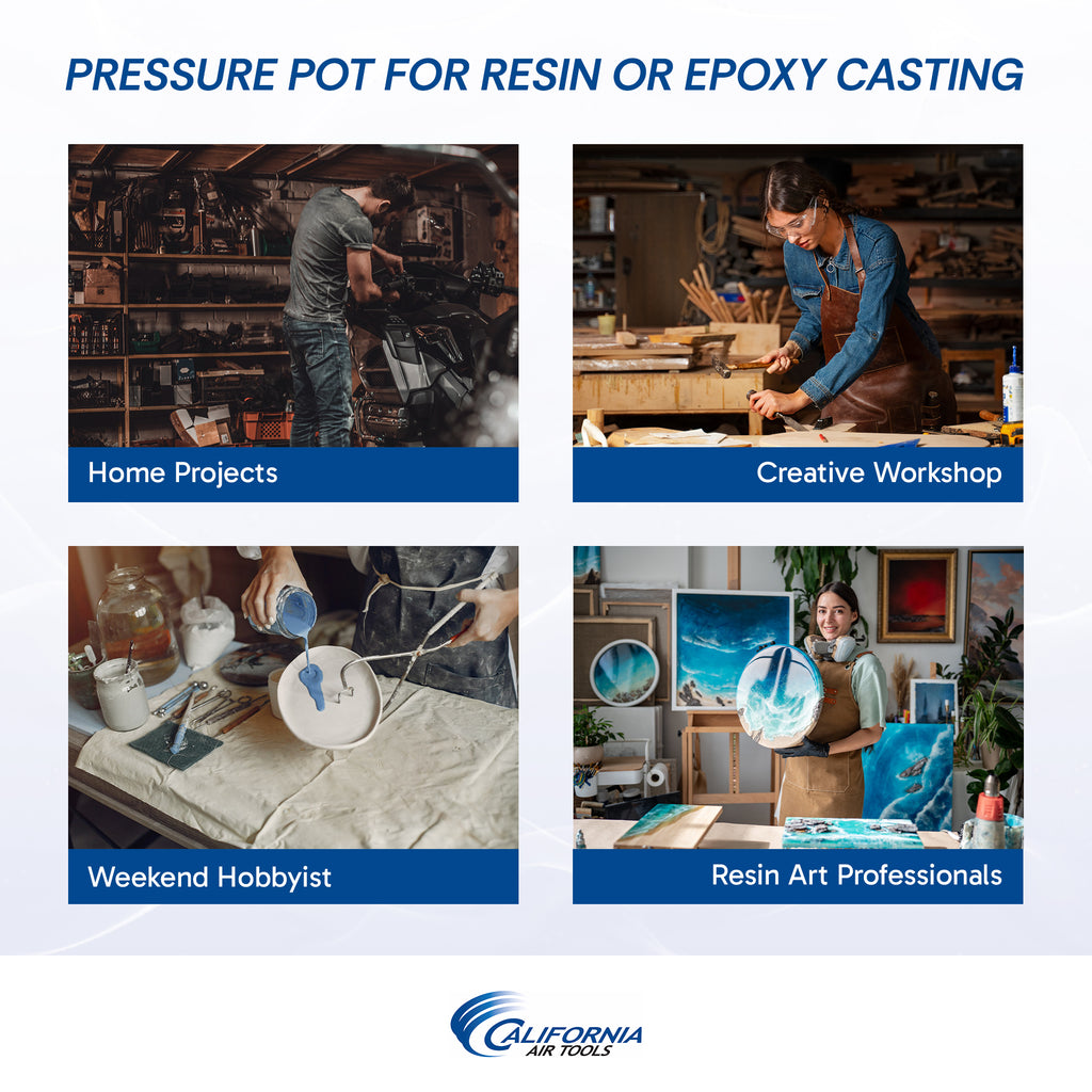 California Air Tools 365C 5 Gallon Pressure Pot for Casting
