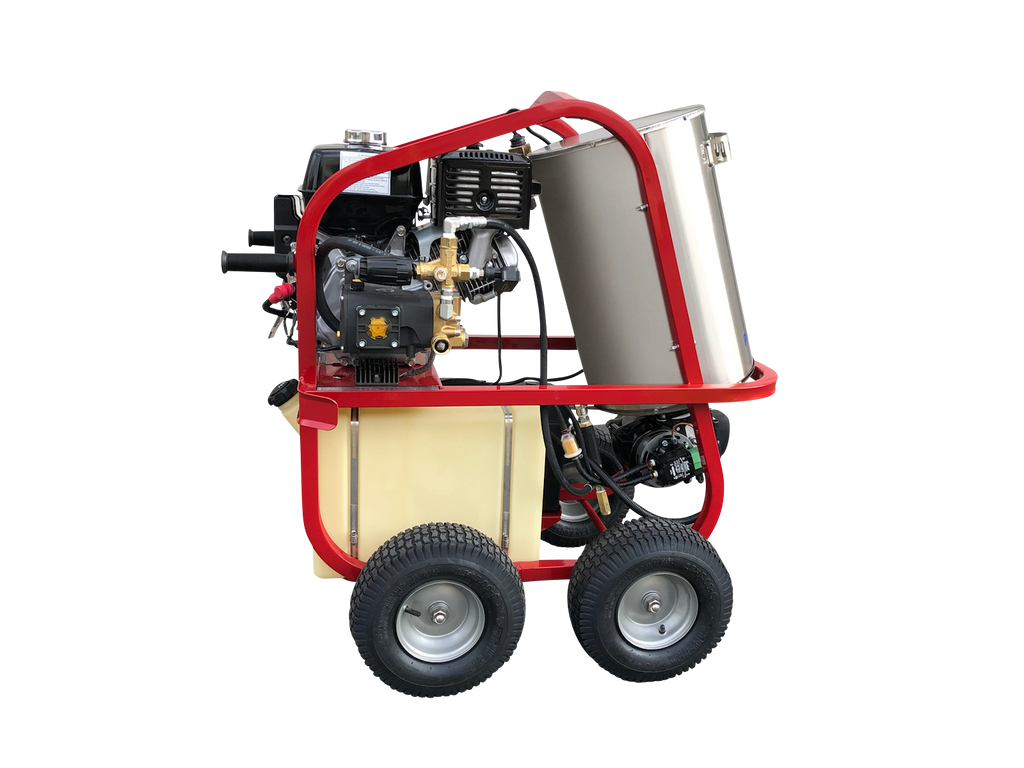 Hot2Go SH40004KH Portable Hot-Water Pressure Washer, Four-Wheel Design