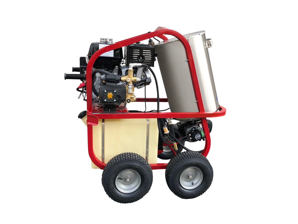 Hot2Go SH40004KH Portable Hot-Water Pressure Washer, Four-Wheel Design