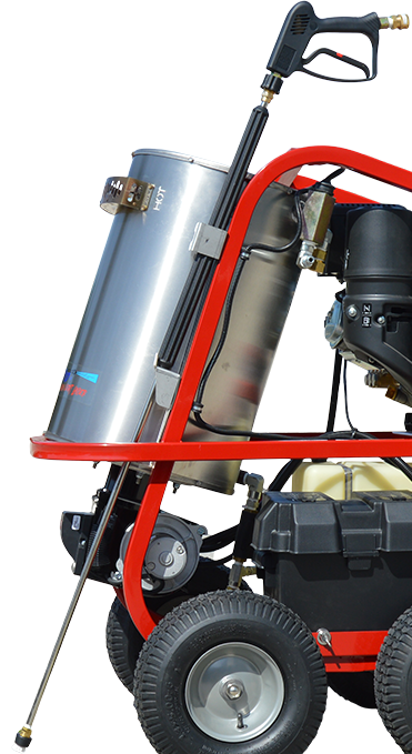 Hot2Go SH40004KH Portable Hot-Water Pressure Washer, Four-Wheel Design